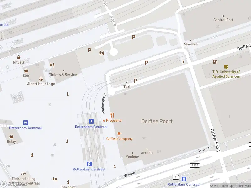 Besteld ambulance vervoer naar de Delftseplein in Rotterdam