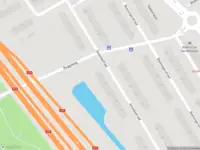 Ambulance met gepaste spoed naar de Ameidestraat in Rotterdam