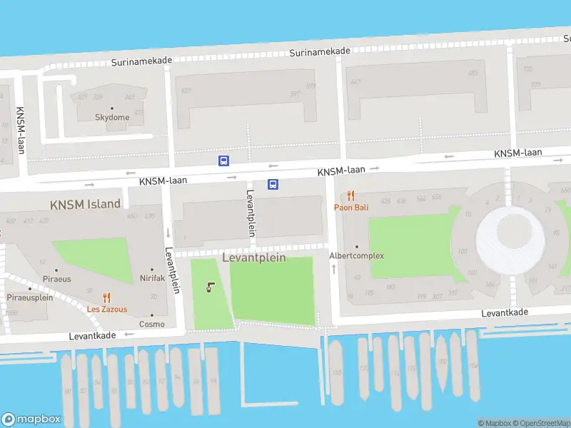 Ambulance met grote spoed naar de KNSM-laan in Amsterdam