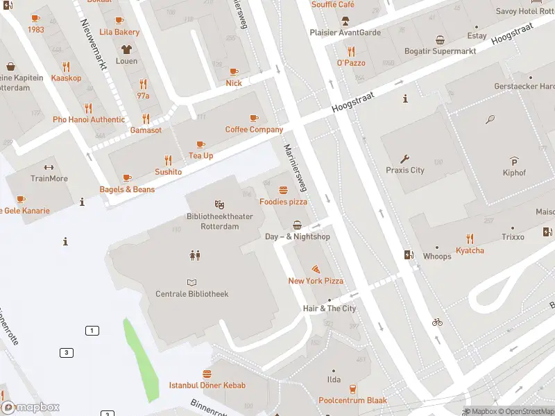 Besteld ambulance vervoer naar de Mariniersweg in Rotterdam