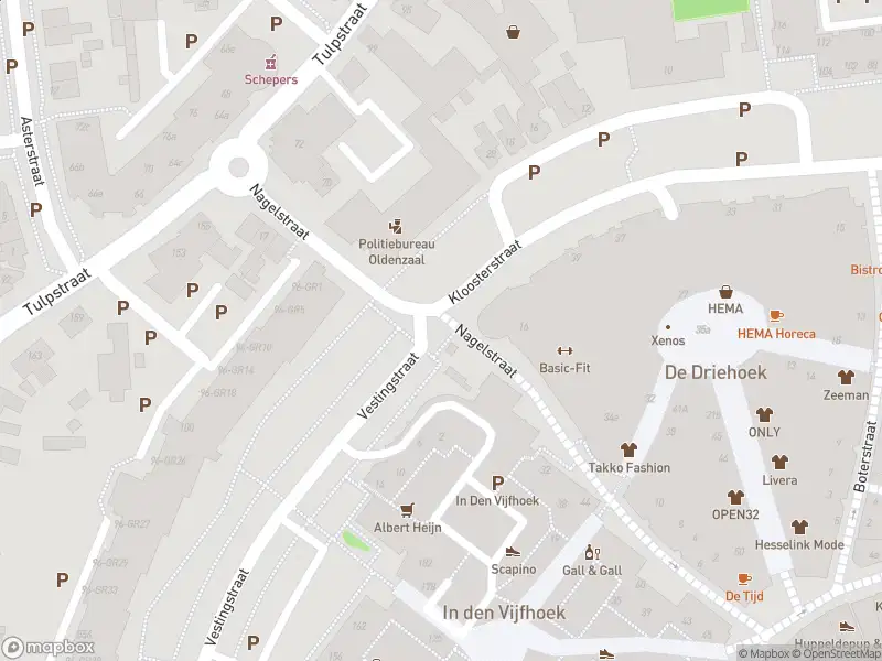 Brandweer met gepaste spoed naar de Nagelstraat in Oldenzaal vanwege een liftopsluiting