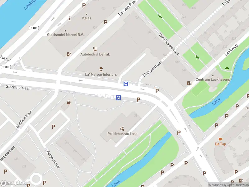 Ambulance met grote spoed naar de Slachthuislaan in 's-Gravenhage