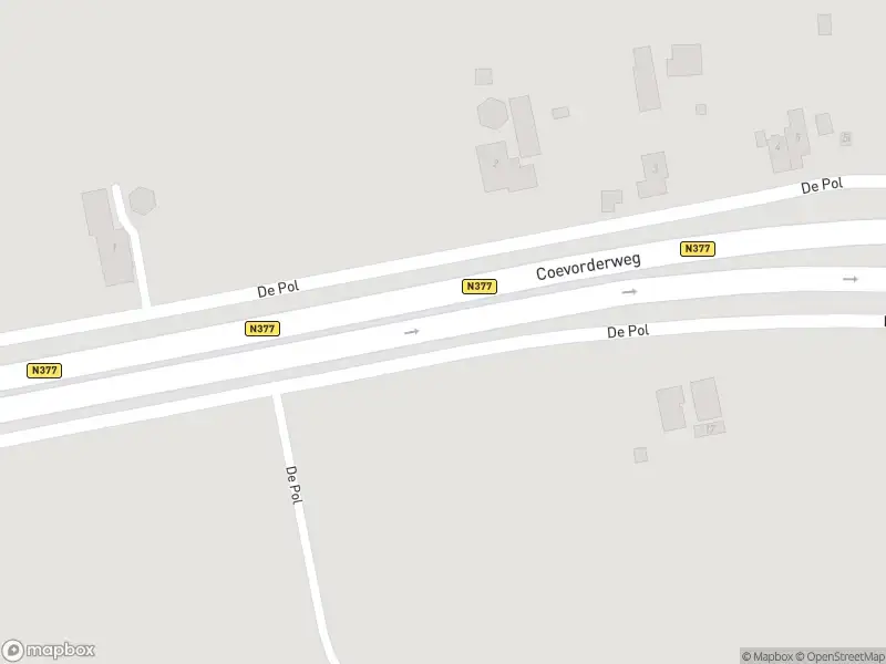 Politie naar de De Pol in Balkbrug vanwege aanrijding met letsel