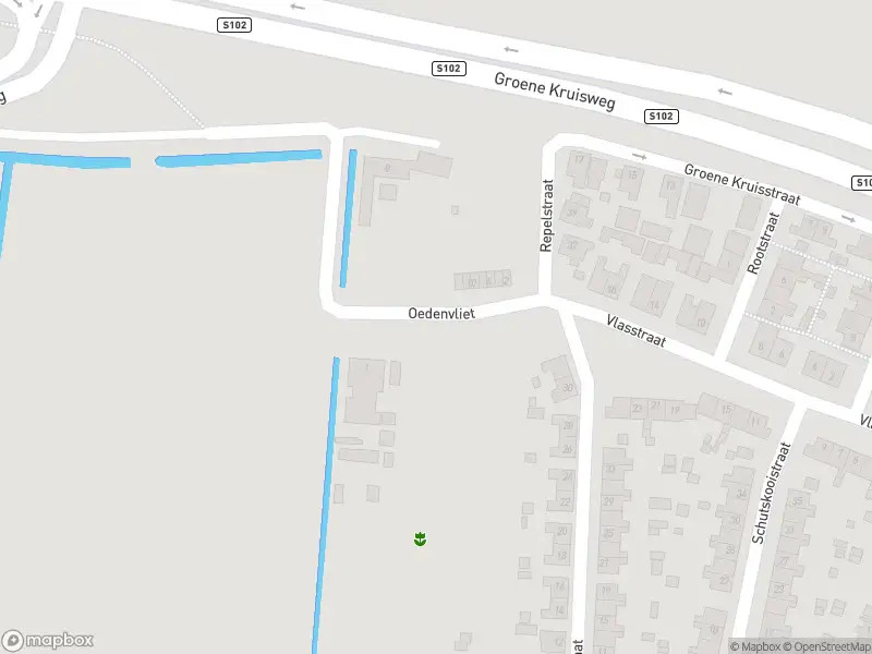 Brandweer met gepaste spoed naar de Oedenvliet in Poortugaal vanwege een buitenbrand