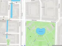 Ambulance met gepaste spoed naar de Kooipark in Leiden