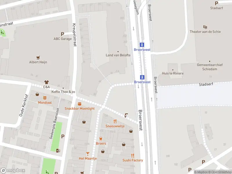 Ambulance met grote spoed naar de Land van Belofte in Schiedam