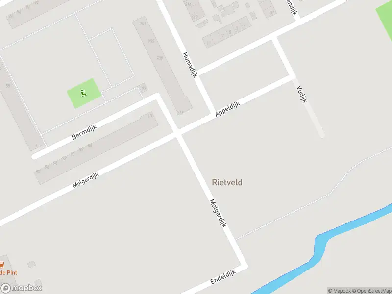 Ambulance met gepaste spoed naar de Molgerdijk in Rotterdam