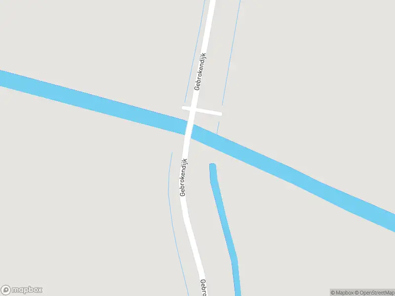 Politie naar de Gebrokendijk in Goudswaard vanwege ongeval met letsel