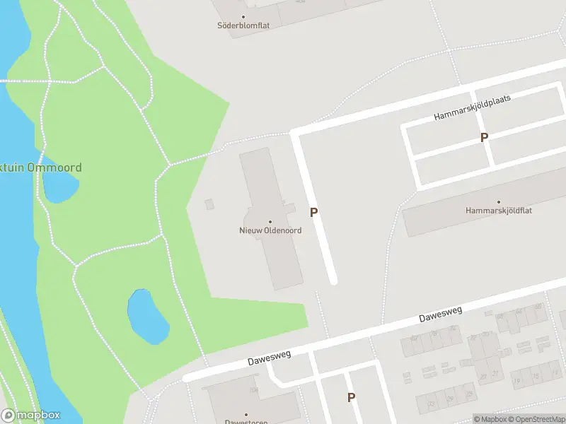 Ambulance met gepaste spoed naar de Hammarskjöldplaats in Rotterdam