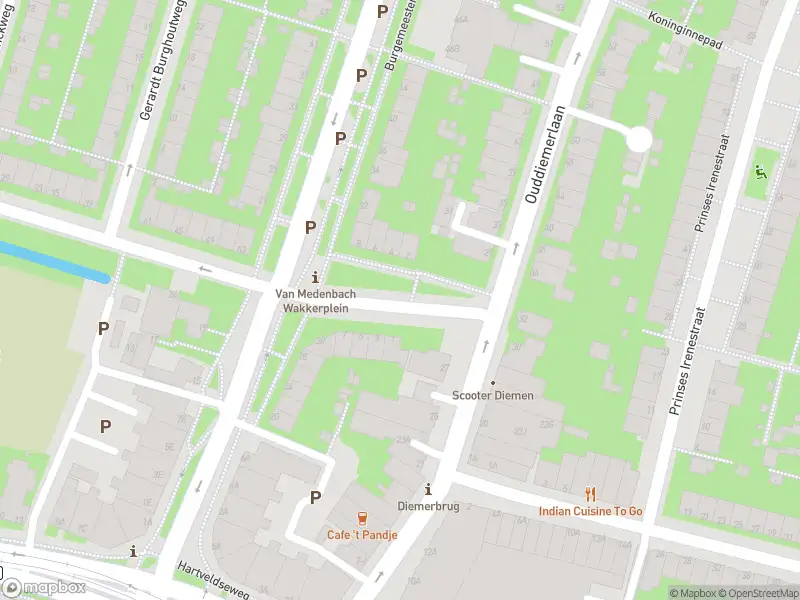 Brandweer met gepaste spoed naar de Van Medenbach Wakkerplein in Diemen