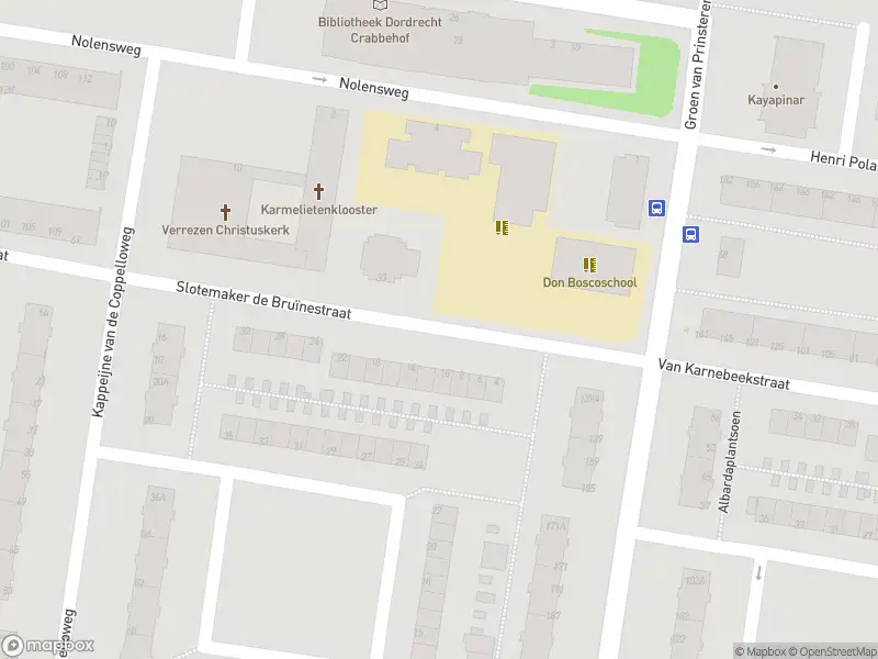 Ambulance met gepaste spoed naar de Slotemaker de Bruïnestraat in Dordrecht