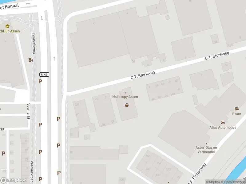 Brandweer met gepaste spoed naar de C.T. Storkweg in Assen