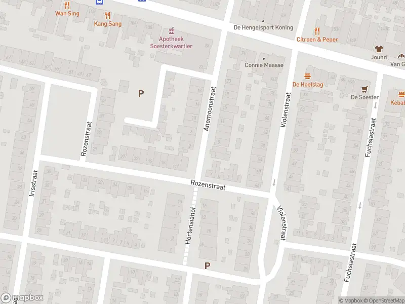 Brandweer met gepaste spoed naar de Anemoonstraat in Amersfoort vanwege een buitenbrand