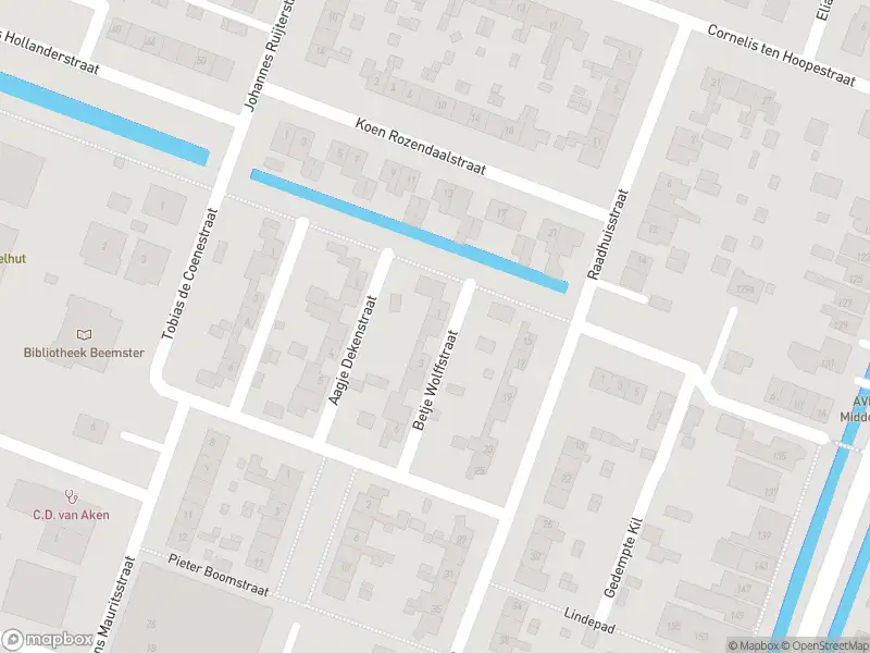 Brandweer met grote spoed naar de Betje Wolffstraat in Middenbeemster vanwege gebouwbrand