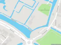 Brandweer met gepaste spoed naar de Edammerpad in Volendam