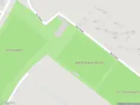 Ambulance met grote spoed naar de Van den Bergh van Eysingaplantsoen in Santpoort-Zuid