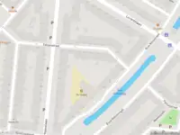 Brandweer met gepaste spoed naar de Lorentzplein in Schiedam