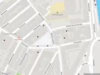 Brandweer met gepaste spoed naar de Wilhelminaplein in Schiedam