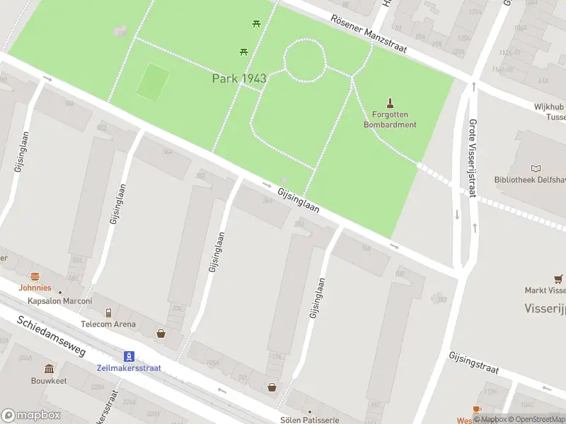 Ambulance met grote spoed naar de Gijsinglaan in Rotterdam