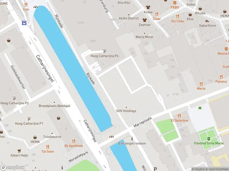 Politie naar de Rijnkade in Utrecht