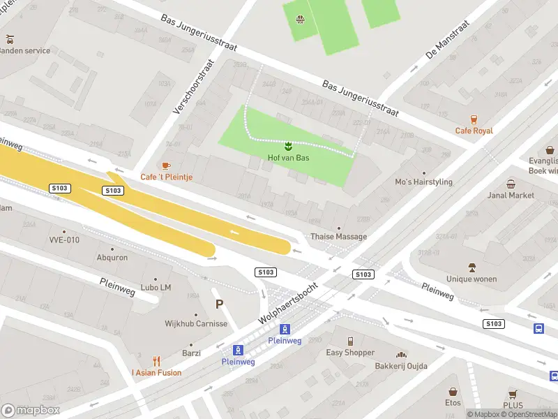 Besteld ambulance vervoer naar de Pleinweg in Rotterdam