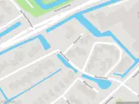 Traumahelikopter met grote spoed naar de Essenpark in Leiderdorp