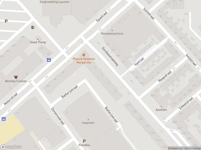 Ambulance met gepaste spoed naar de Dordtsestraatweg in Rotterdam