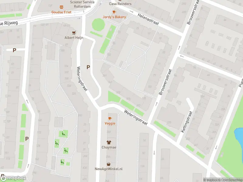 Ambulance met gepaste spoed naar de Weteringstraat in Rotterdam