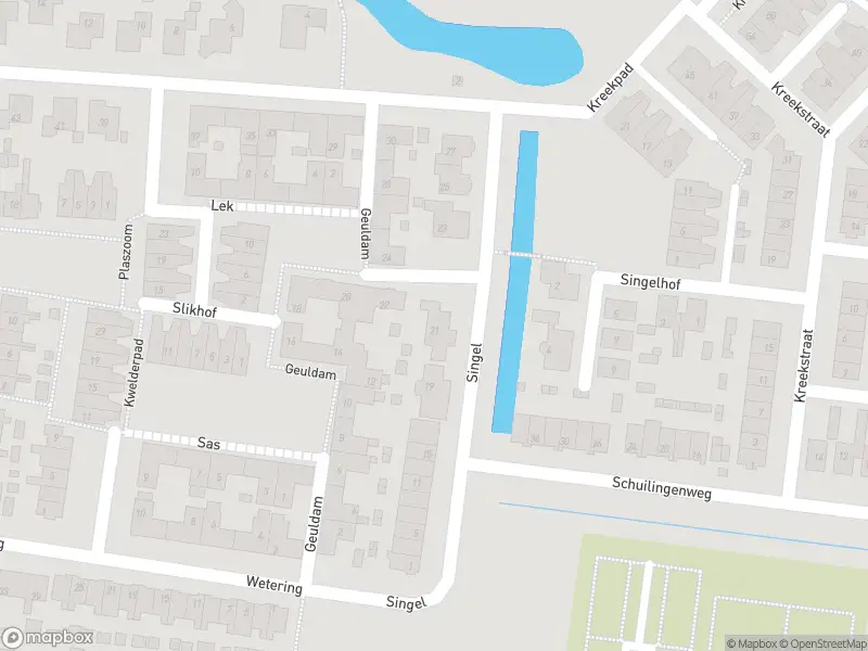 Overlastmelding Singel in 's-Gravendeel