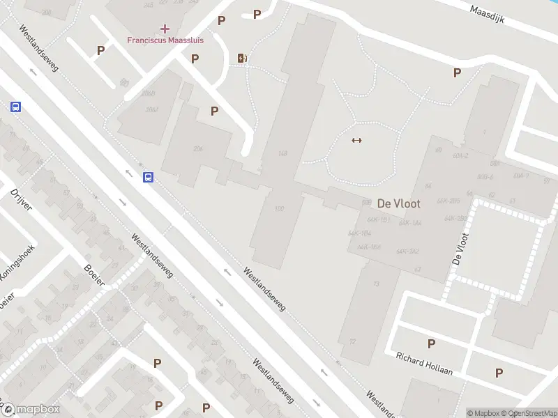 Ambulance met grote spoed naar de De Vloot in Maassluis