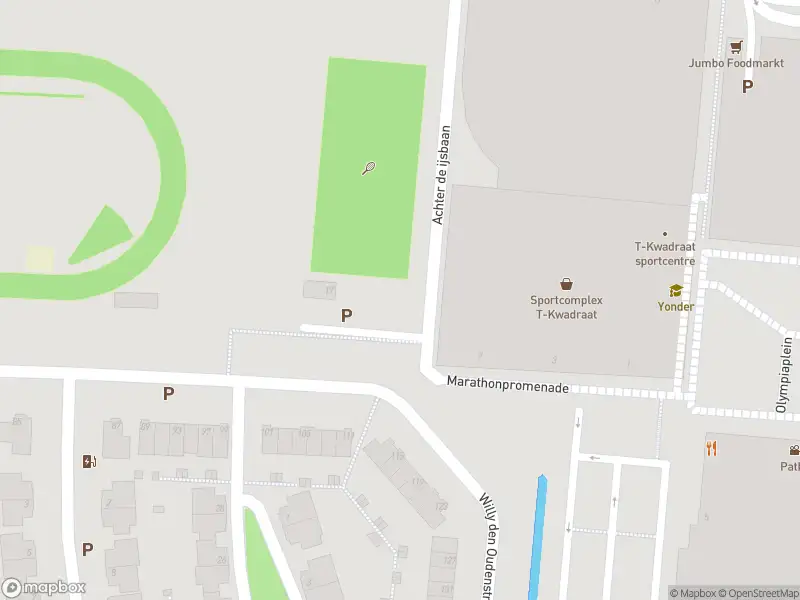 Overlastmelding Achter de ijsbaan in Tilburg