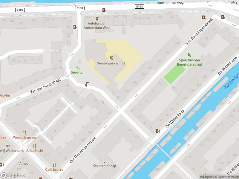 Ambulance met gepaste spoed naar de Van der Duijnstraat in Amsterdam