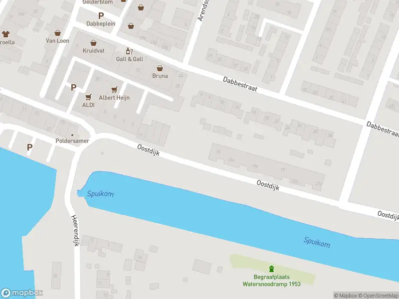 Brandweer met grote spoed naar de Oostdijk in Oude-Tonge vanwege personen te water