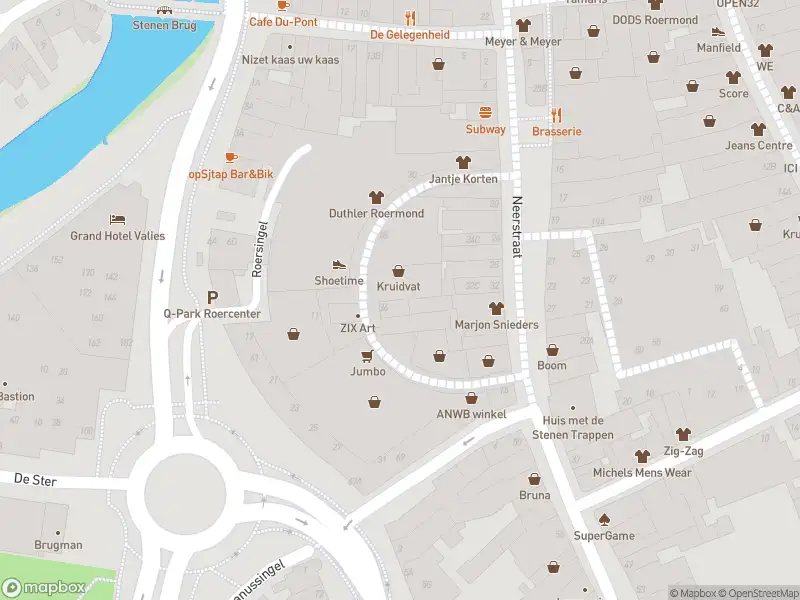 Brandweer met gepaste spoed naar de Roersingelpassage in Roermond vanwege een liftopsluiting