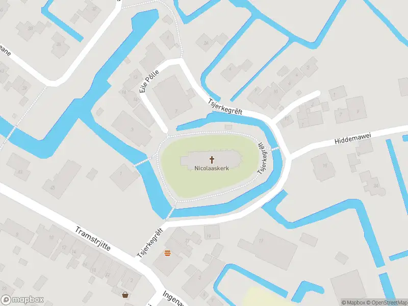 Brandweer met gepaste spoed naar de Tsjerkegrêft in Nijland vanwege dier(en) in nood