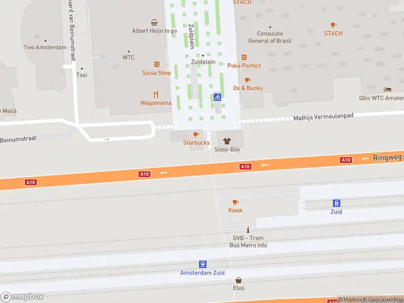 Politie met grote spoed naar de Zuidplein in Amsterdam vanwege steekincident