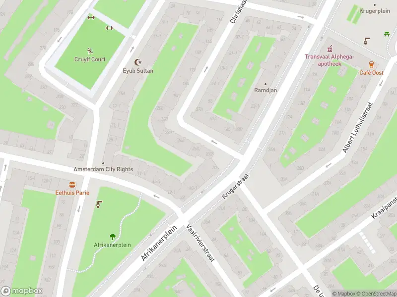 Ambulance met grote spoed naar de Hofmeyrstraat in Amsterdam