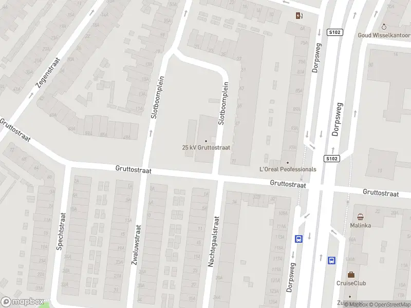 Ambulance met gepaste spoed naar de Gruttostraat in Rotterdam