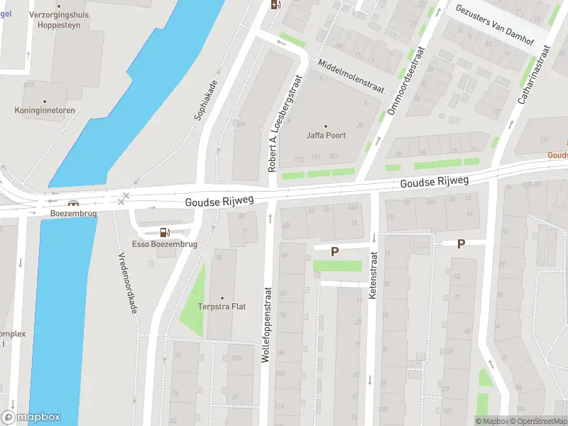 Ambulance met gepaste spoed naar de Goudse Rijweg in Rotterdam