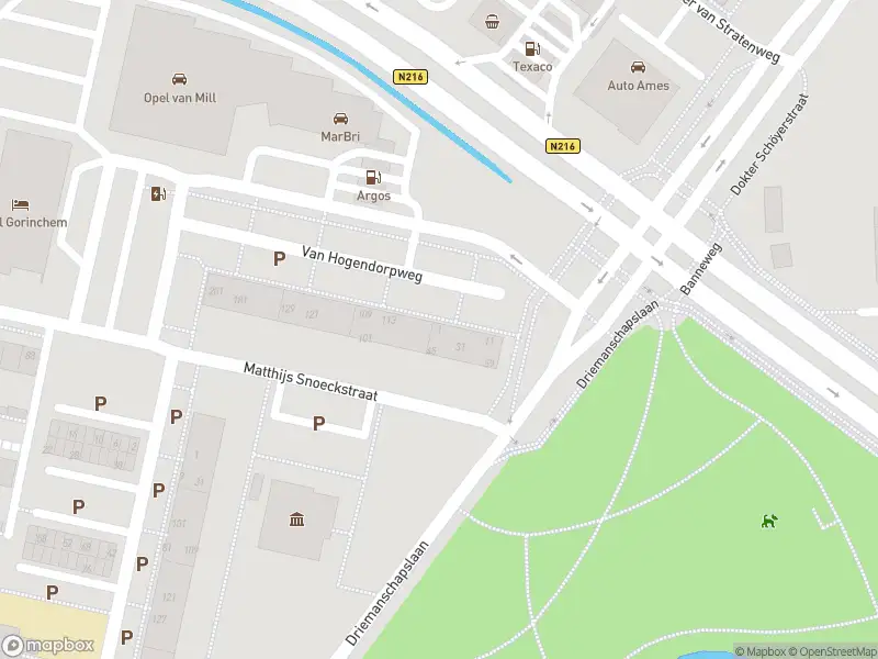 Ambulance met grote spoed naar de Van Hogendorpweg in Gorinchem