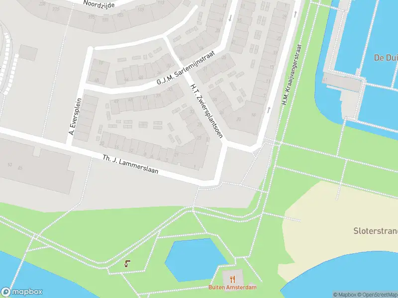 Ambulance met grote spoed naar de H.T. Zwiersplantsoen in Amsterdam