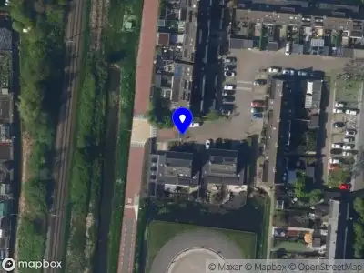 Ambulance met grote spoed naar de Spoorhaven in Boskoop