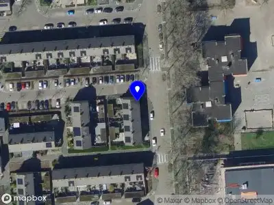 Brandweer en politie met grote spoed naar de Galileïlaan in Spijkenisse vanwege middelgrote brand