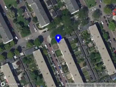 Ambulance met grote spoed naar de Anna van Burenstraat in Dordrecht