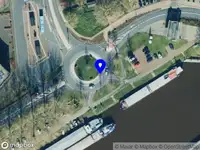 Brandweer met gepaste spoed naar de Rondweg in Zwartsluis