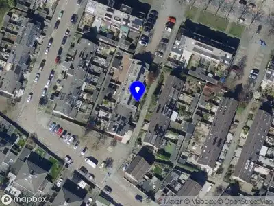 Traumahelikopter naar de Willem van der Scheepad in Hoogvliet Rotterdam