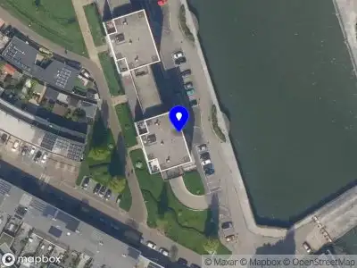 Politie naar de Werfkade in Ridderkerk