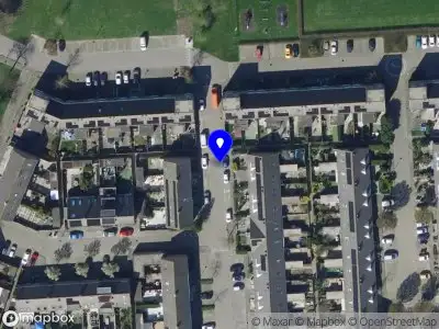 Ambulance met grote spoed naar de Wilhelmina Bladergroenstraat in Spijkenisse