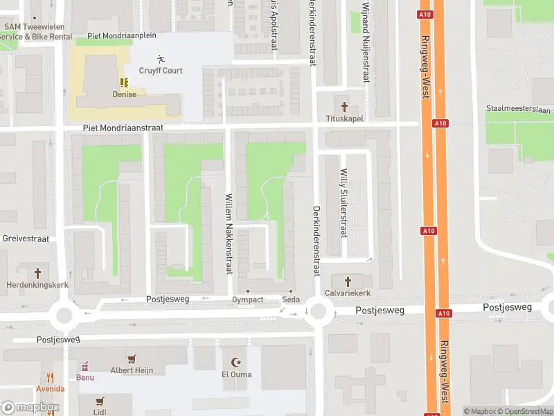 Besteld ambulance vervoer naar de Jan Tooropstraat in Amsterdam