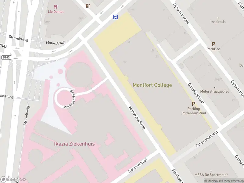 Besteld ambulance vervoer naar de Montessoriweg in Rotterdam